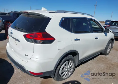 2017 Nissan Rogue Sv z USA, uszkodzony, nr VIN KNMAT2MT1HP593513